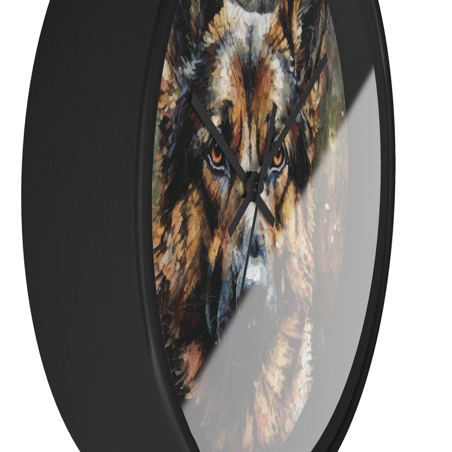 German Shepherd Majestic Painting | Gifts for Dog Owners | Wall Clock