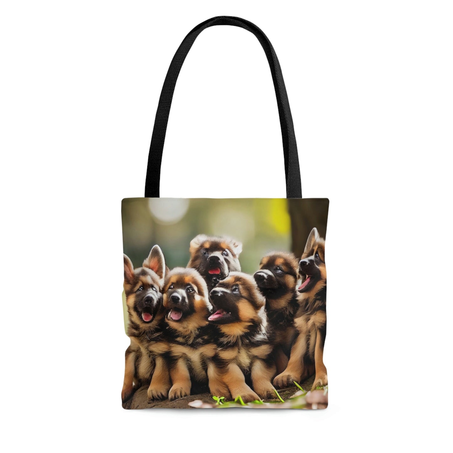 German Shepherd Puppies | In The Park | Tote Bag