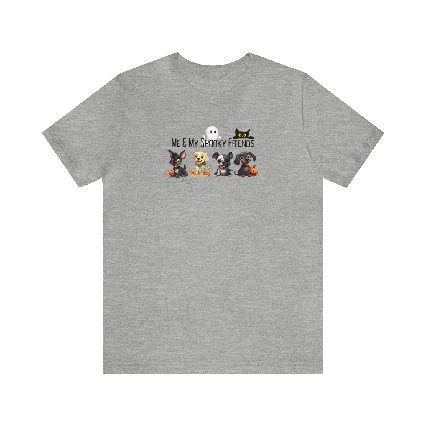 Halloween Me & My Spooky Friends Crew Neck Tshirt