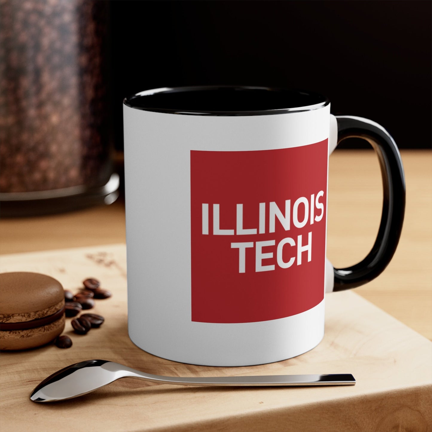 IIT | Red Accent Coffee Mug, 11oz