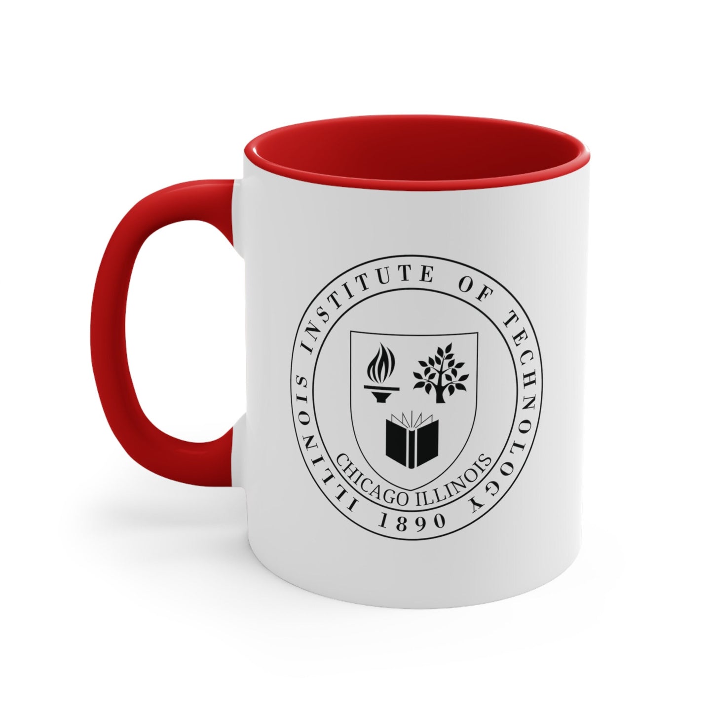 IIT | Red Accent Coffee Mug, 11oz