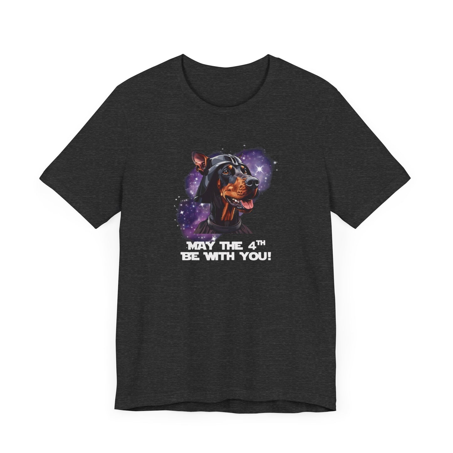 Star Wars May the 4th Be with You Doberman TShirt | Unisex Jersey Short Sleeve Tee