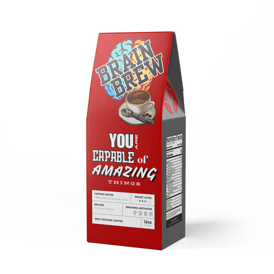 Brain Brew College Coffee | Scarlet & Gray | Rock Creek Coffee Blend (Medium Roast)