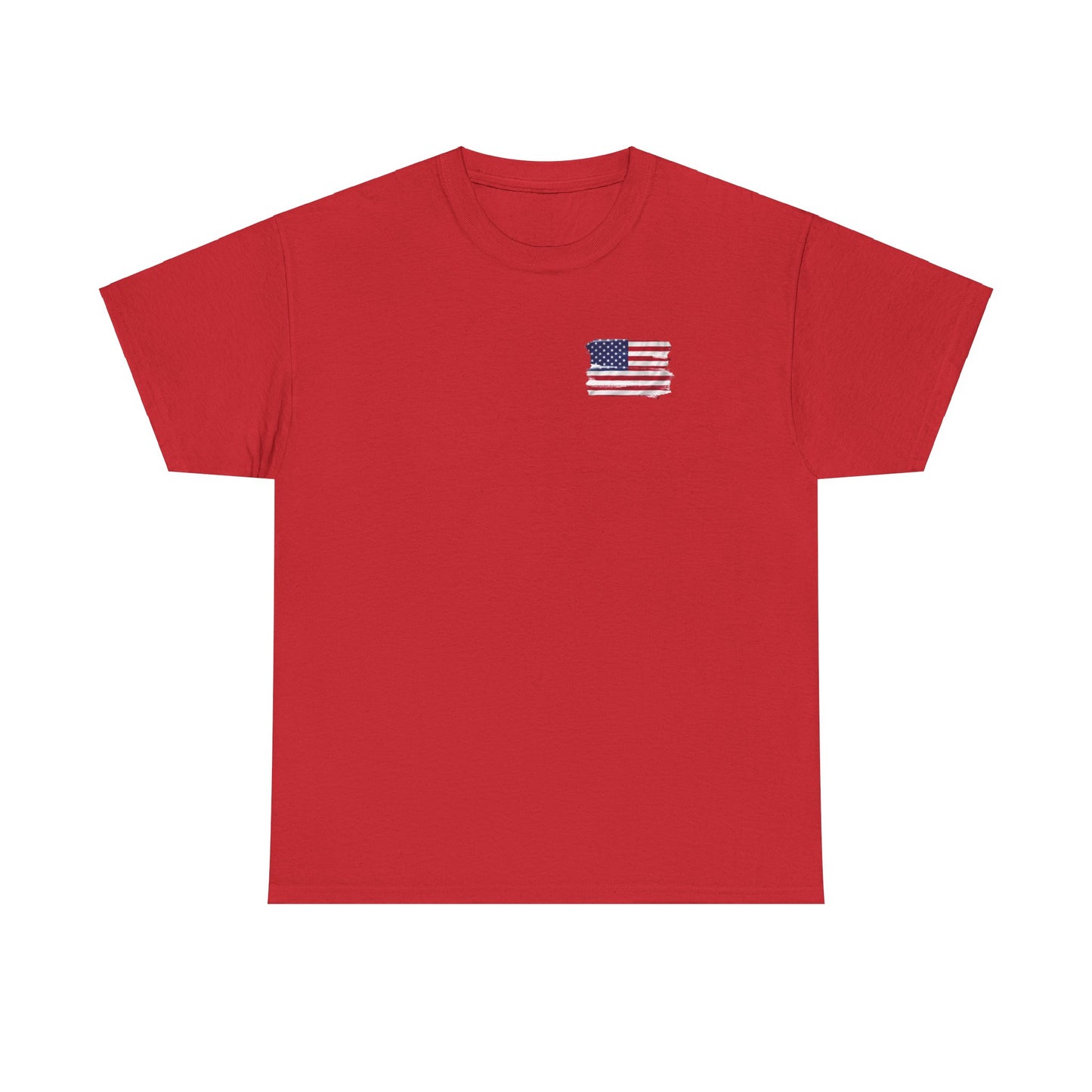 Patriotic TShirt USA Flag Rally Iconic Moment 2024 | Unisex Heavy Cotton Tee