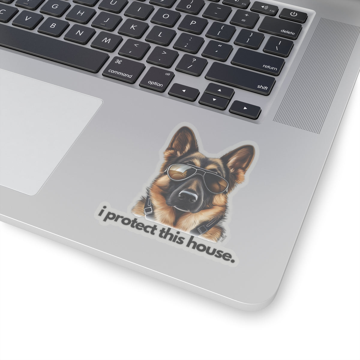 German Shepherd I Protect This House Sticker