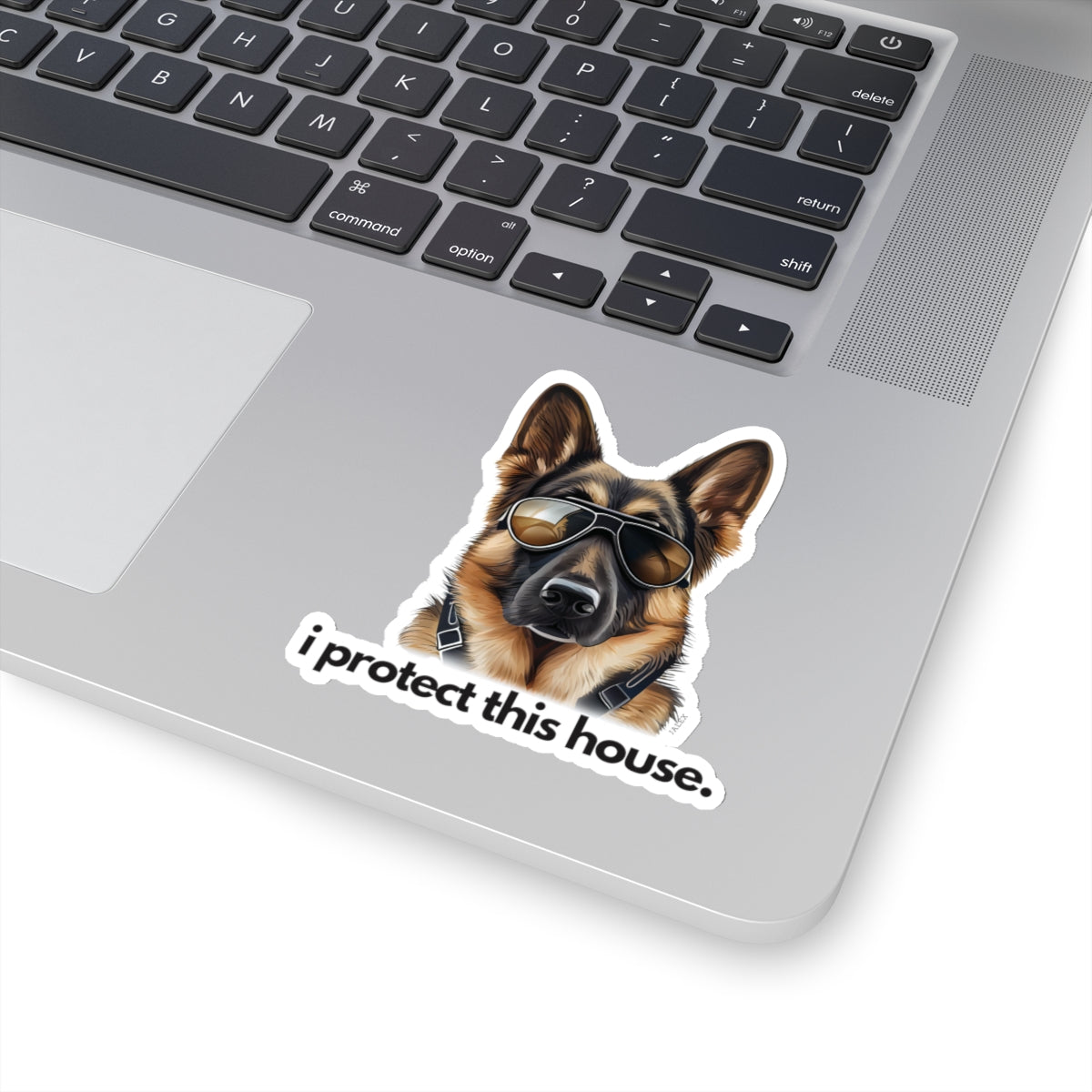 German Shepherd I Protect This House Sticker