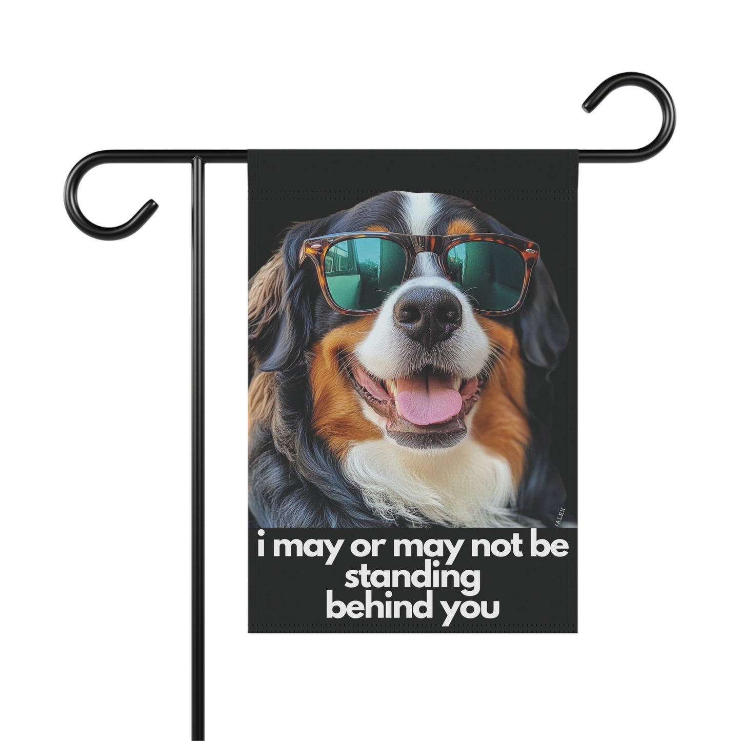 Bernese Mountain Dog Flag, Garden Flag, I May or May Not Be Inside, House Flag, Printed Both Sides