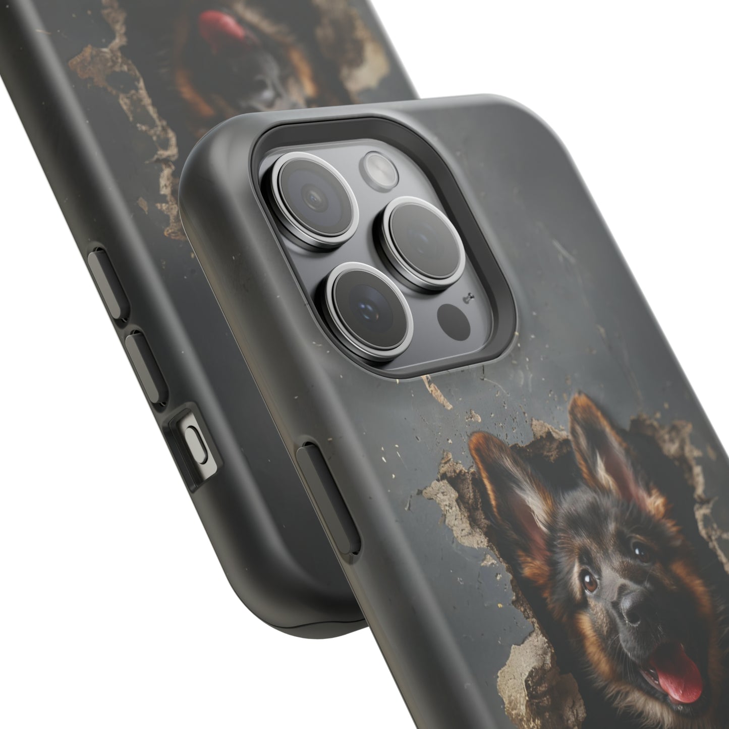 iPhone MAGSAFE German Shepherd Puppy | Dark Colors | Tough Cases