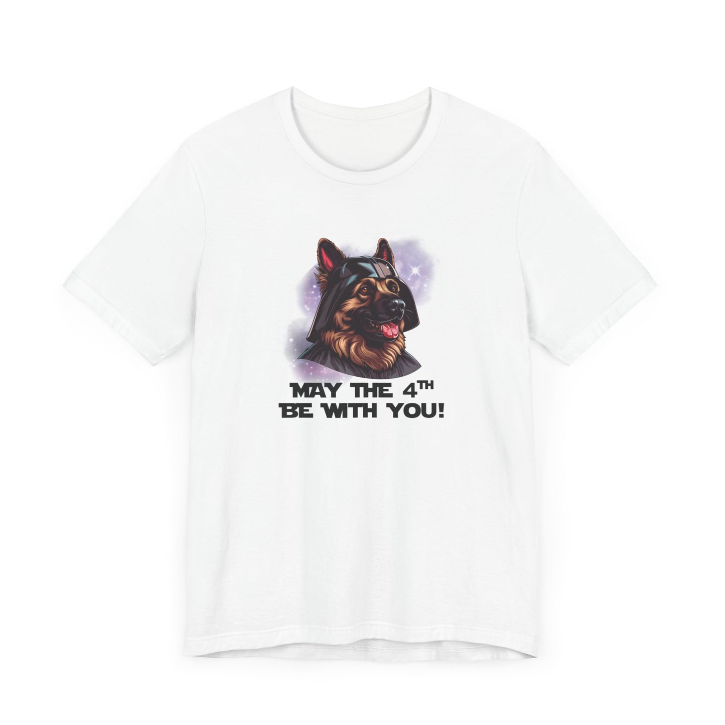 Star Wars May the 4th Be with You German Shepherd TShirt | Unisex Jersey Short Sleeve Tee