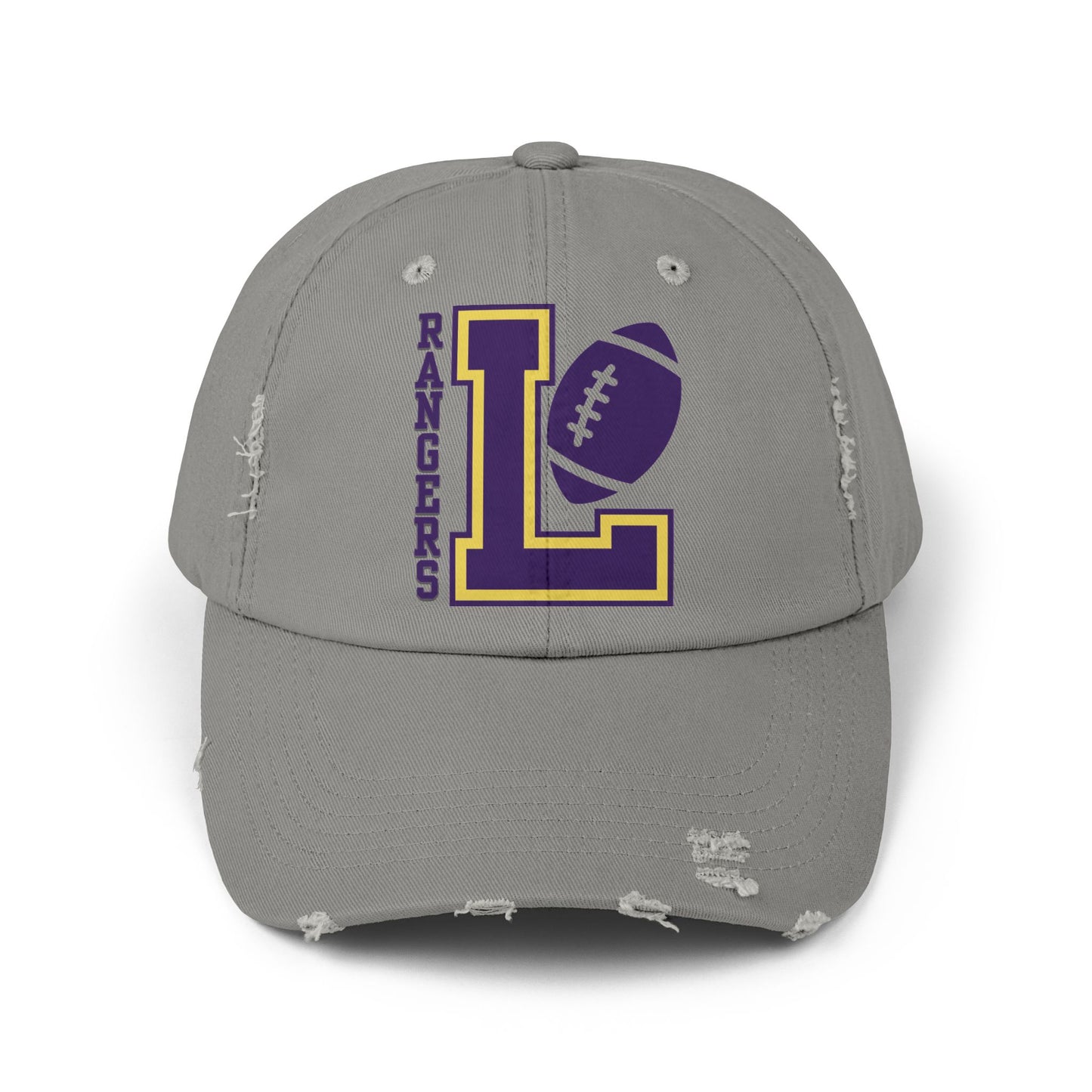 Lakewood Ohio High School Rangers "L" Logo Football | Unisex Distressed Cap