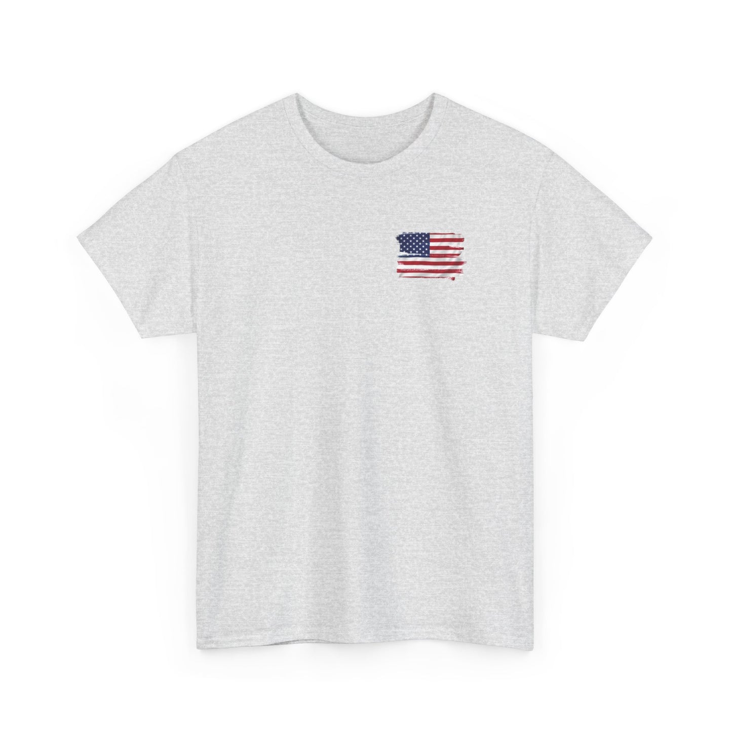 Patriotic TShirt USA Flag Rally Iconic Moment 2024 | Unisex Heavy Cotton Tee