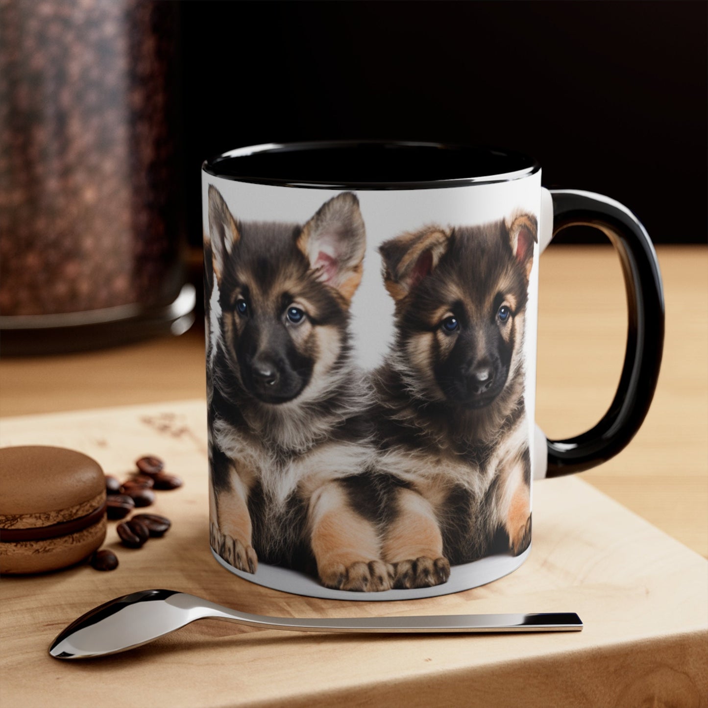 German Shepherd Puppy 11oz Mug - Dog Lover Coffee Cup, Breed Enthusiast Gift, Pet Owner Present, Morning Brew Essential