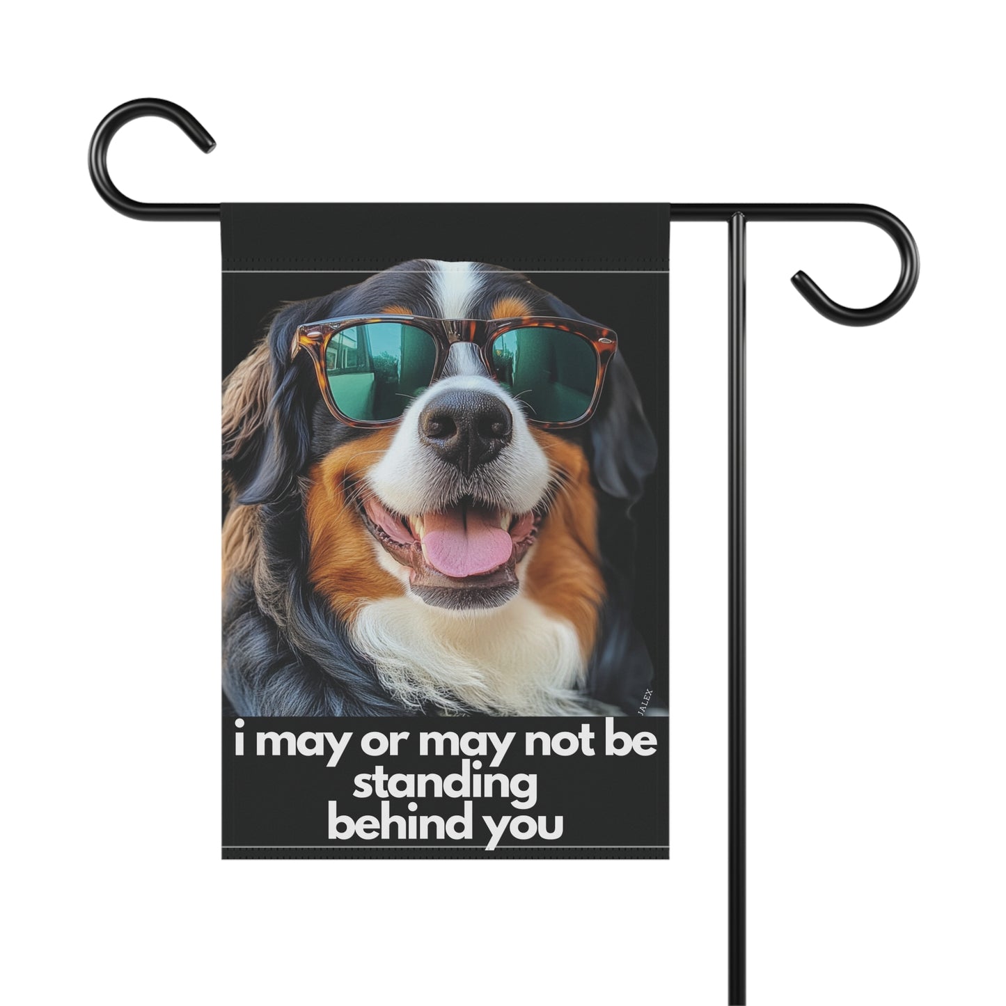 Bernese Mountain Dog Flag, Garden Flag, I May or May Not Be Inside, House Flag, Printed Both Sides