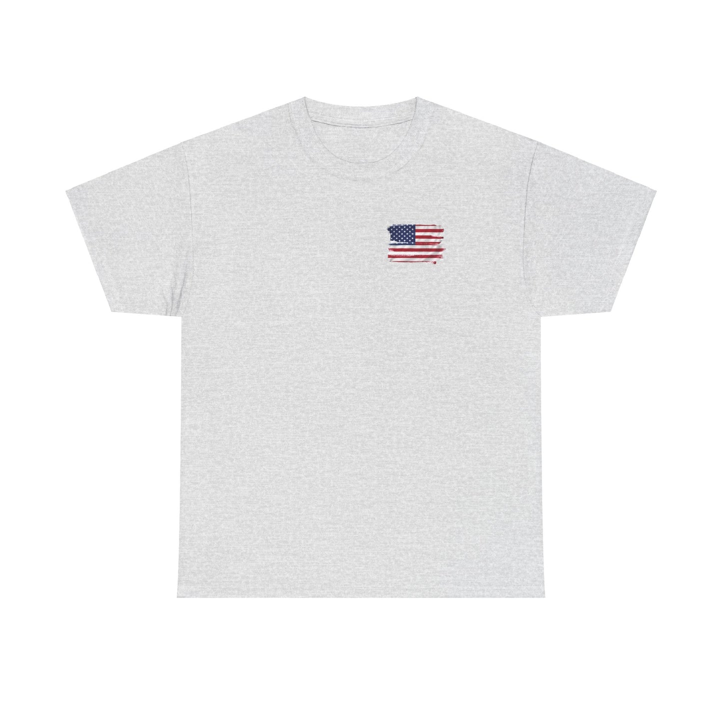 Patriotic TShirt USA Flag Rally Iconic Moment 2024 | Unisex Heavy Cotton Tee