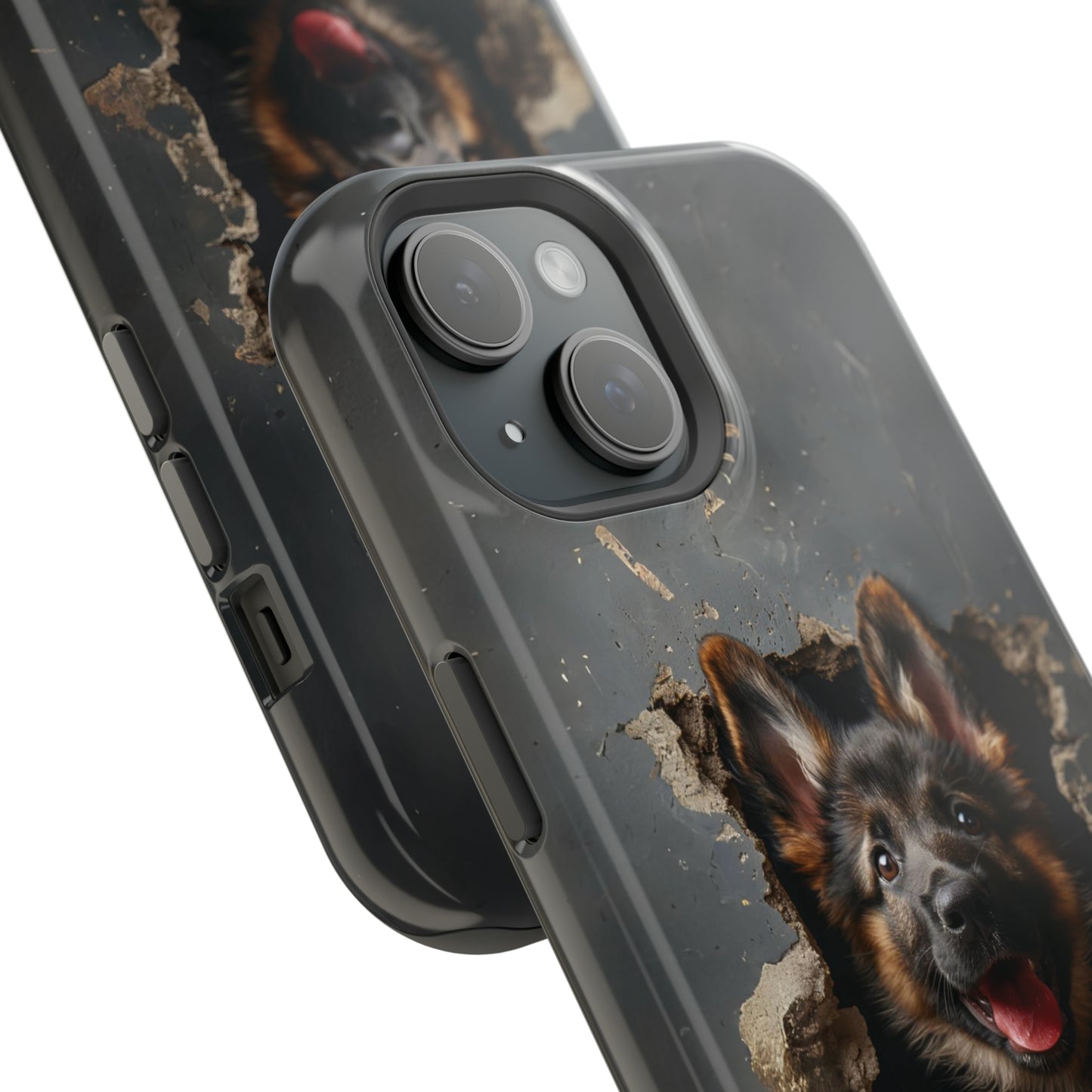 iPhone MAGSAFE German Shepherd Puppy | Dark Colors | Tough Cases