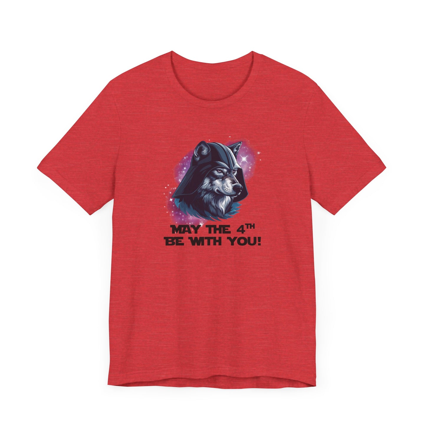 Star Wars May the 4th Be with You Wolf TShirt | Unisex Jersey Short Sleeve Tee