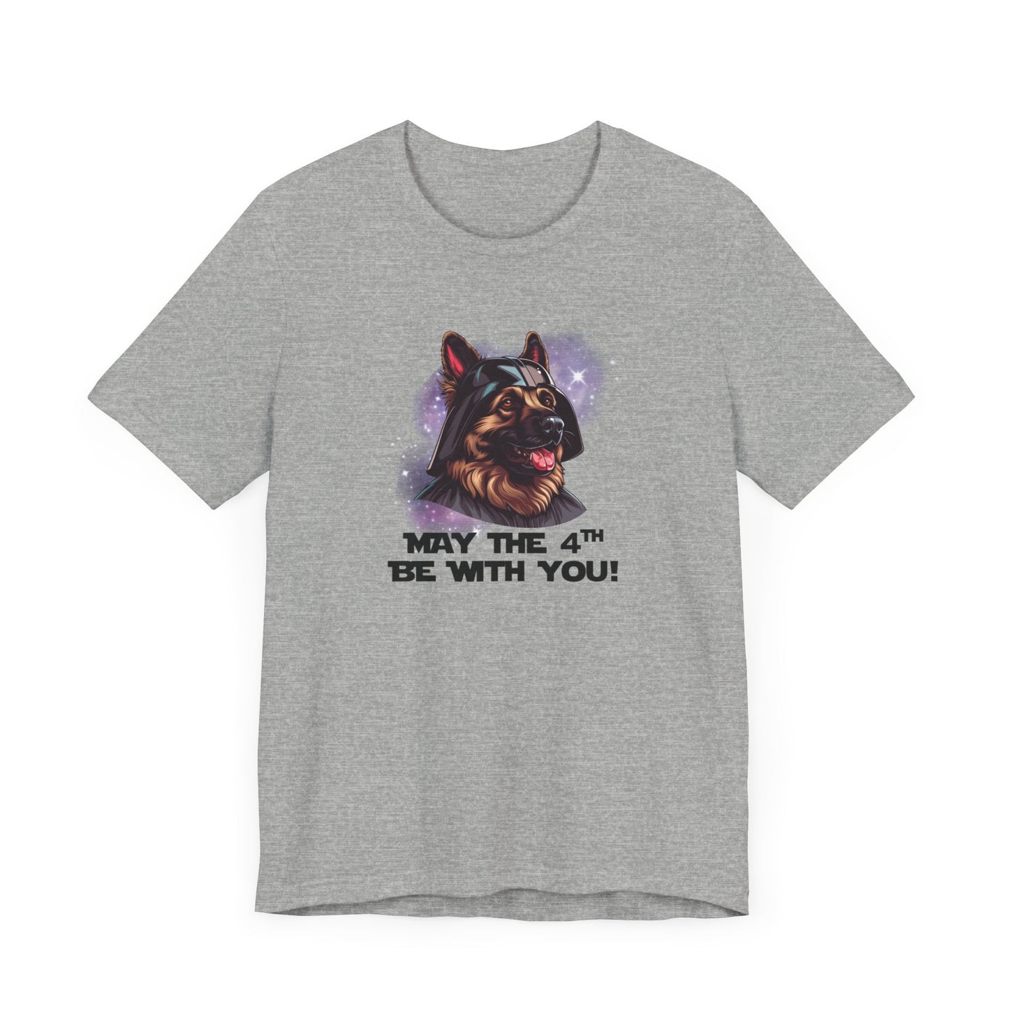 Star Wars May the 4th Be with You German Shepherd TShirt | Unisex Jersey Short Sleeve Tee