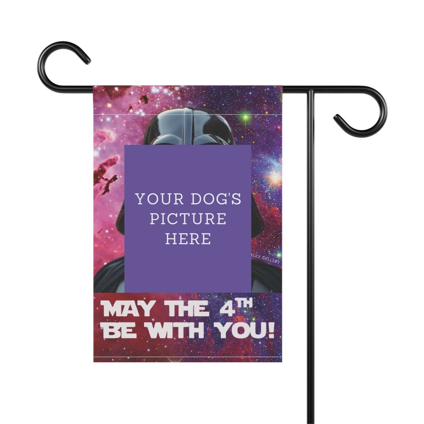 CUSTOMIZED Garden Flag, May The 4th Be With You!, Star Wars, House Flag, Banner, Printed Both Sides, Gift, Dog Lover