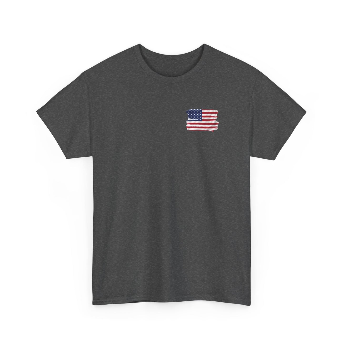 Patriotic TShirt USA Flag Rally Iconic Moment 2024 | Unisex Heavy Cotton Tee