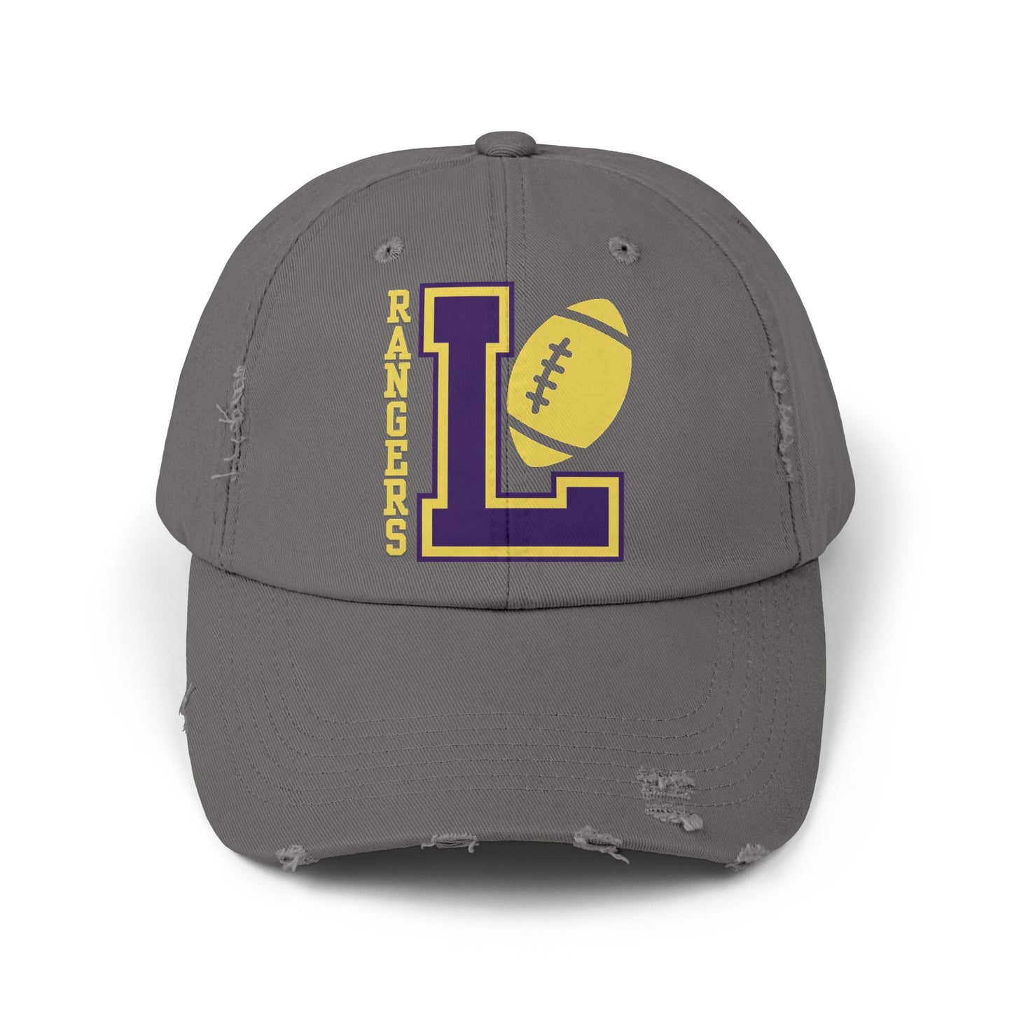 Lakewood Ohio High School Rangers "L" Logo Football | Unisex Distressed Cap