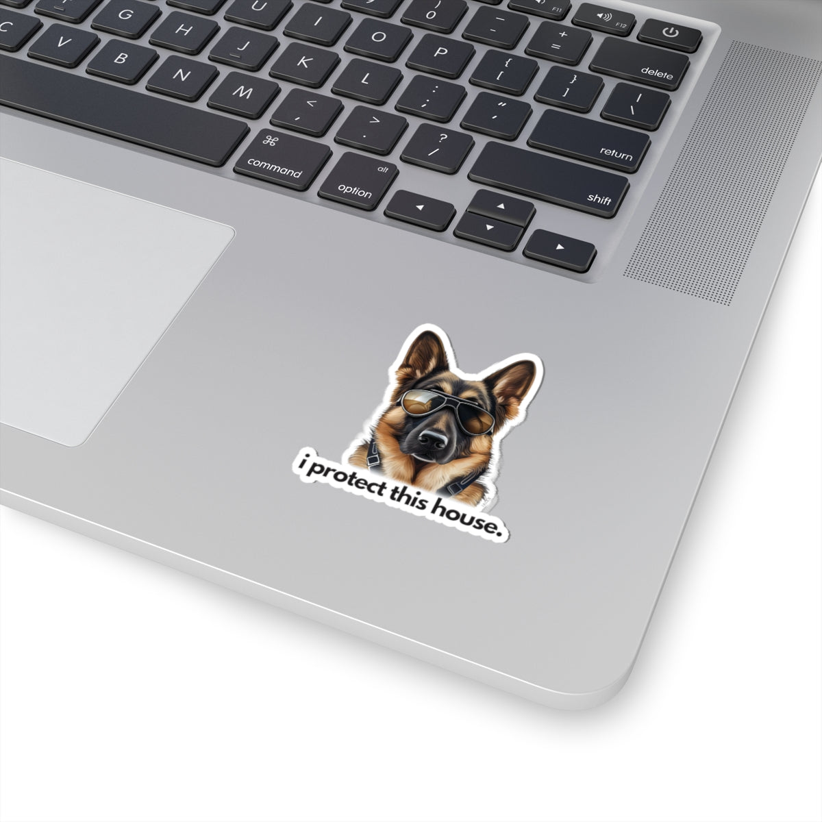 German Shepherd I Protect This House Sticker