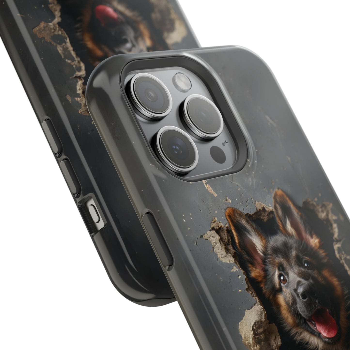 iPhone MAGSAFE German Shepherd Puppy | Dark Colors | Tough Cases