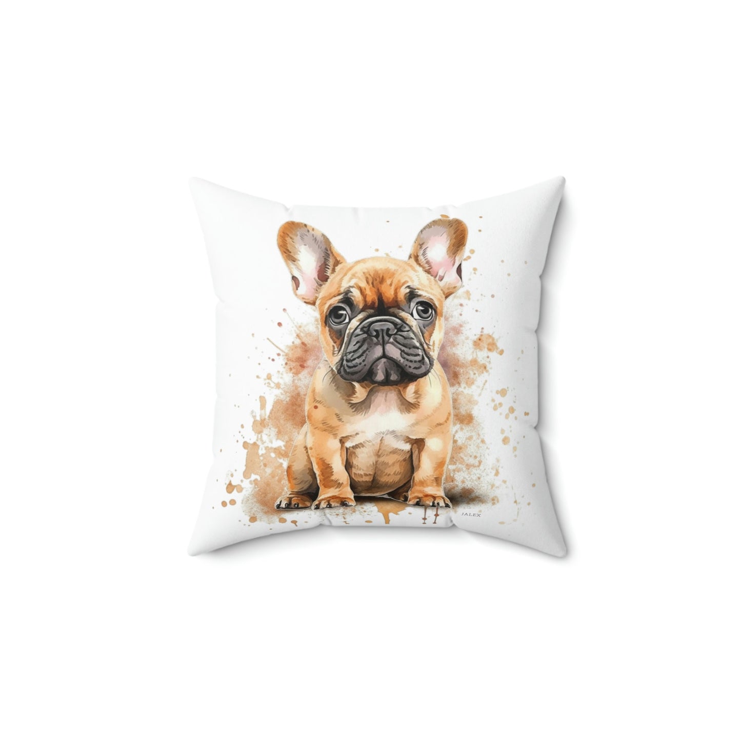 French Bulldog Puppy Nursery Style Pillow