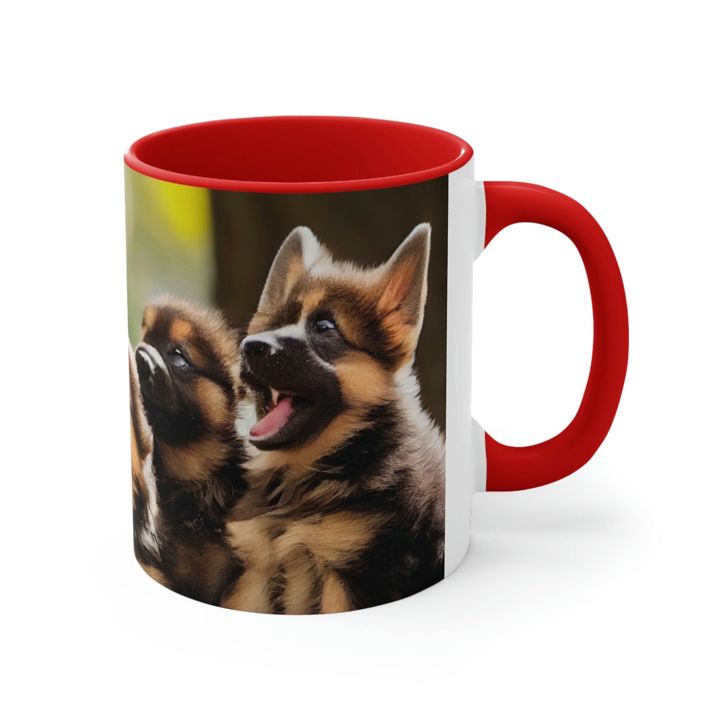 German Shepherd Puppies Coffee Mug, 11oz