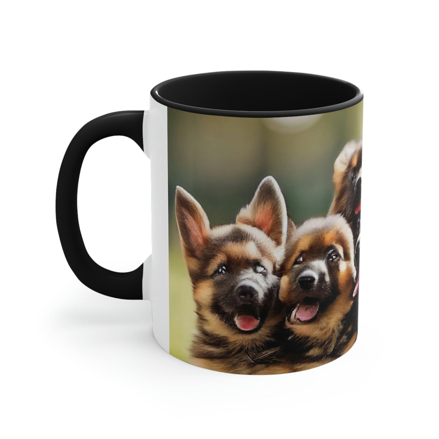 German Shepherd Puppies Coffee Mug, 11oz