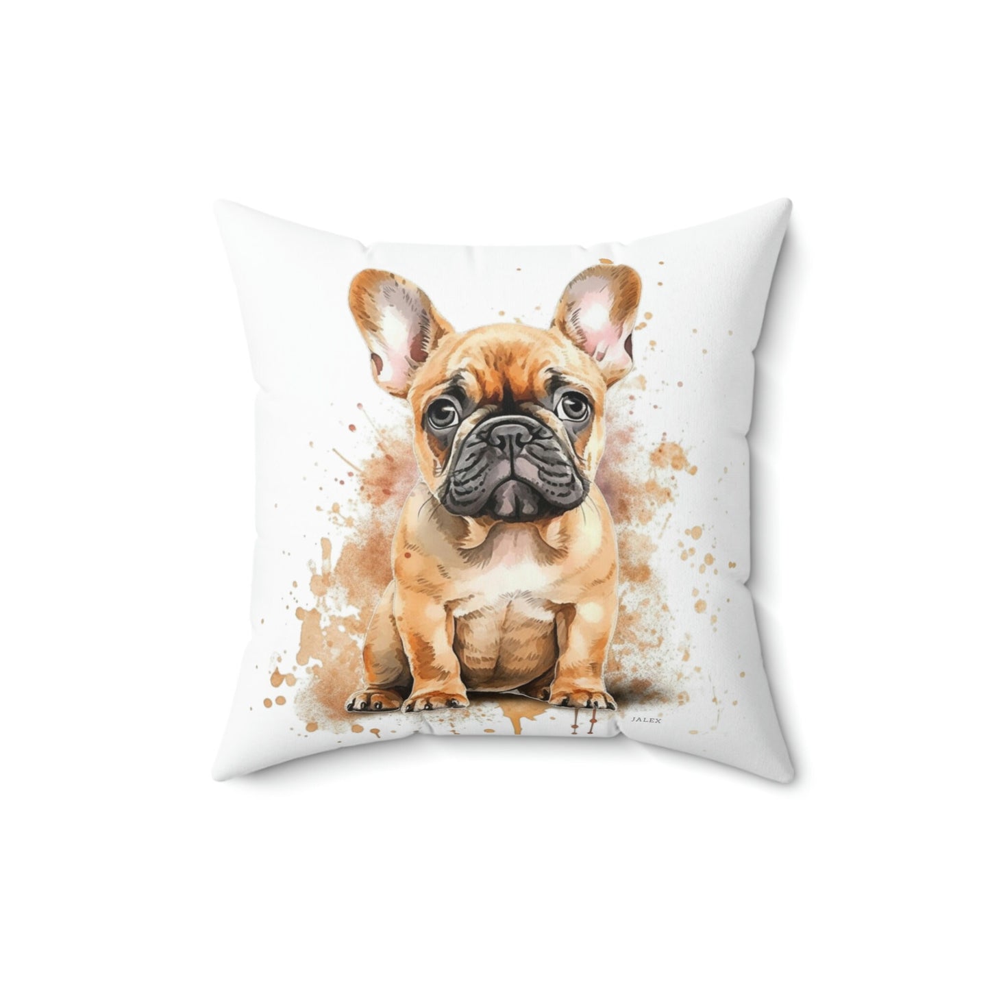 French Bulldog Puppy Nursery Style Pillow