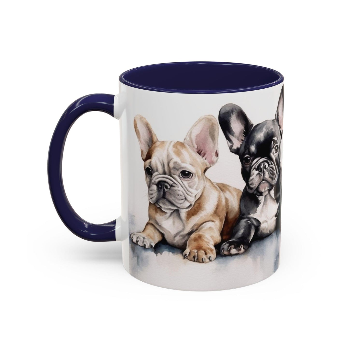 4 French Bulldog Puppies | Accent Coffee Mug, 11oz