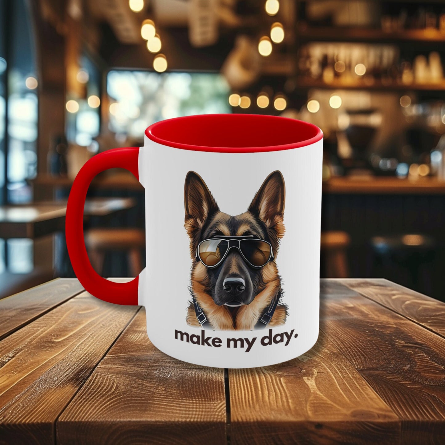 German Shepherd Make My Day Mug, Dog Lover, Gift