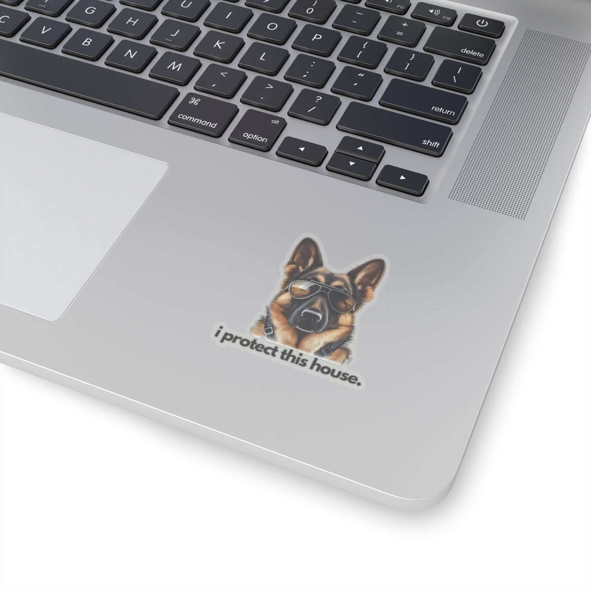 German Shepherd I Protect This House Sticker