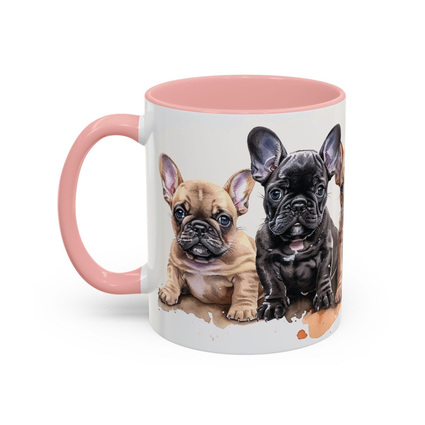 5 French Bulldog Puppies | Accent Coffee Mug, 11oz