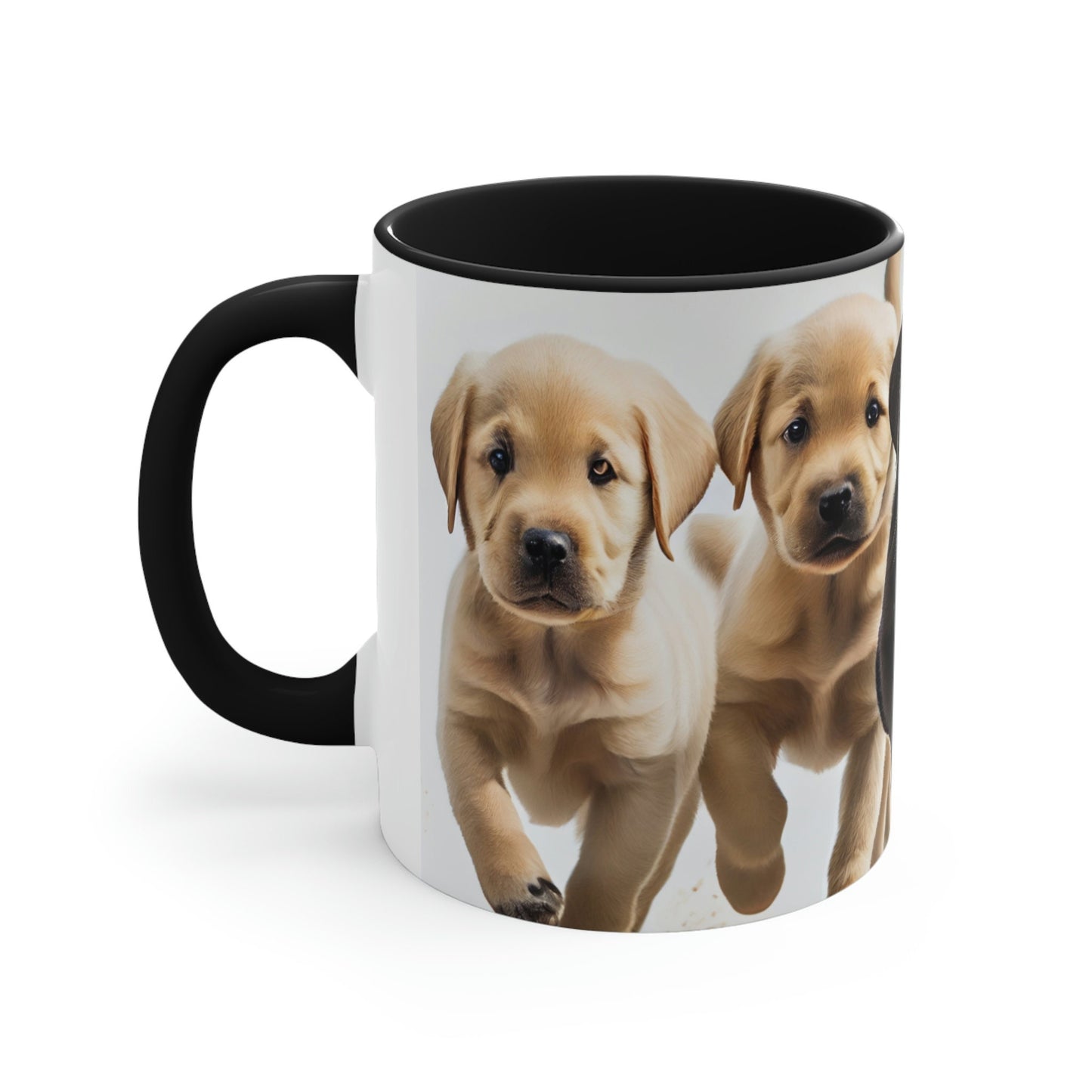 Labrador Black and Yellow Puppies Mug, Lab Lover, Dog Lover, Lab Lover Gift