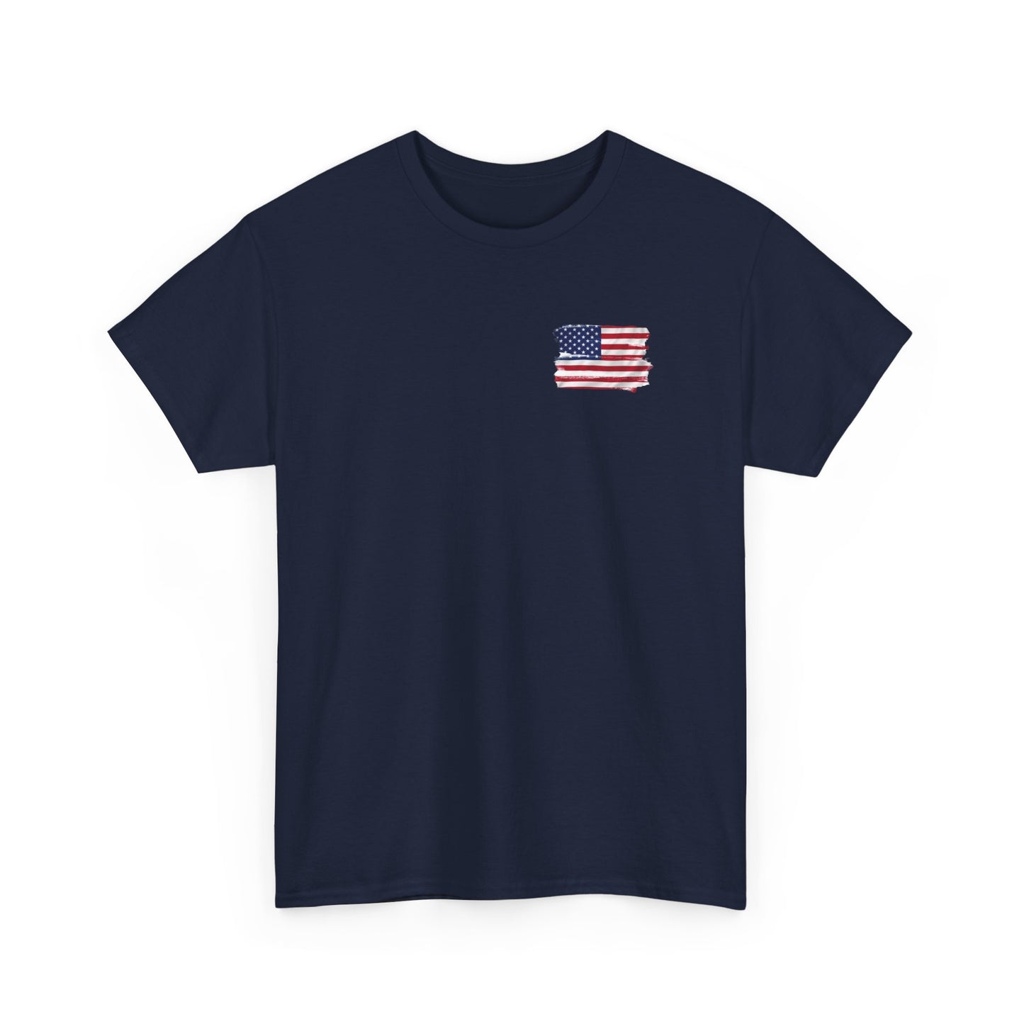 Patriotic TShirt USA Flag Rally Iconic Moment 2024 | Unisex Heavy Cotton Tee