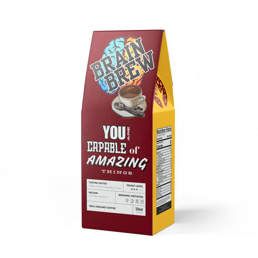 Brain Brew College Coffee | Maroon & Gold | Rock Creek Coffee Blend (Medium Roast)