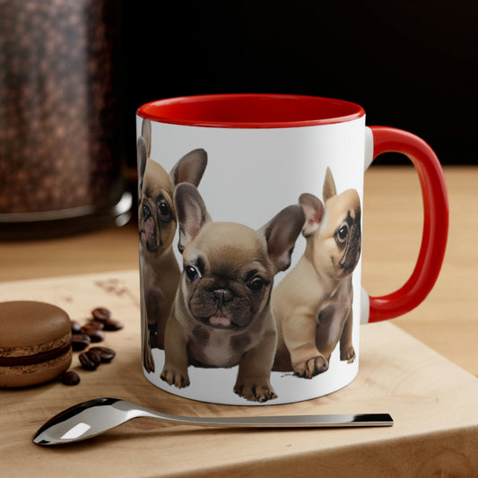 French Bulldog Puppies | Accent Coffee Mug, 11oz