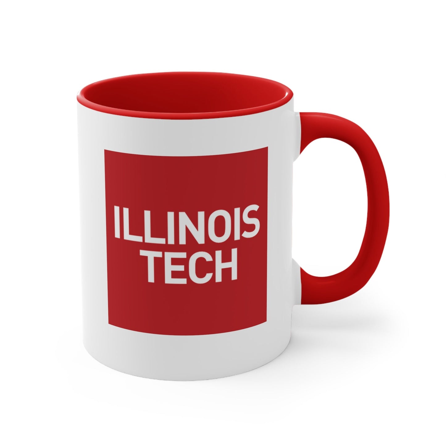 IIT | Red Accent Coffee Mug, 11oz