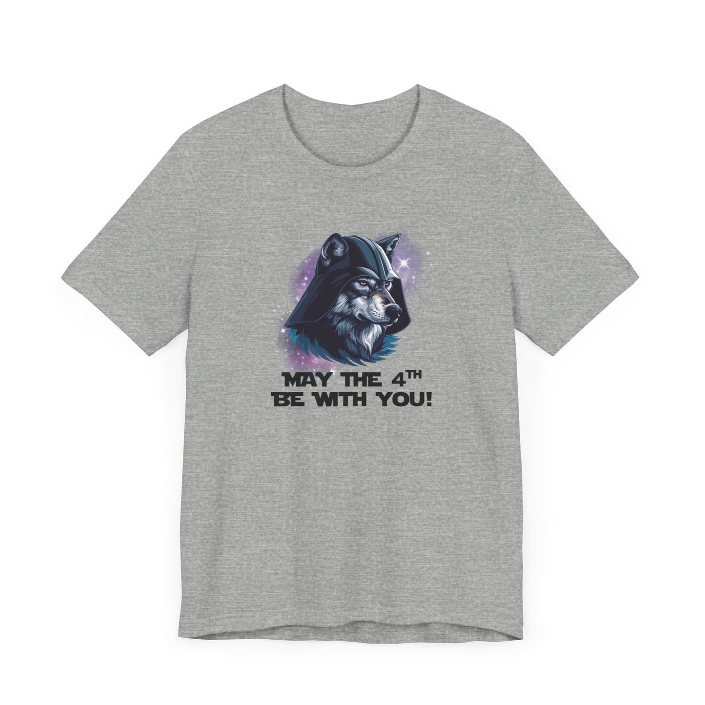 Star Wars May the 4th Be with You Wolf TShirt | Unisex Jersey Short Sleeve Tee