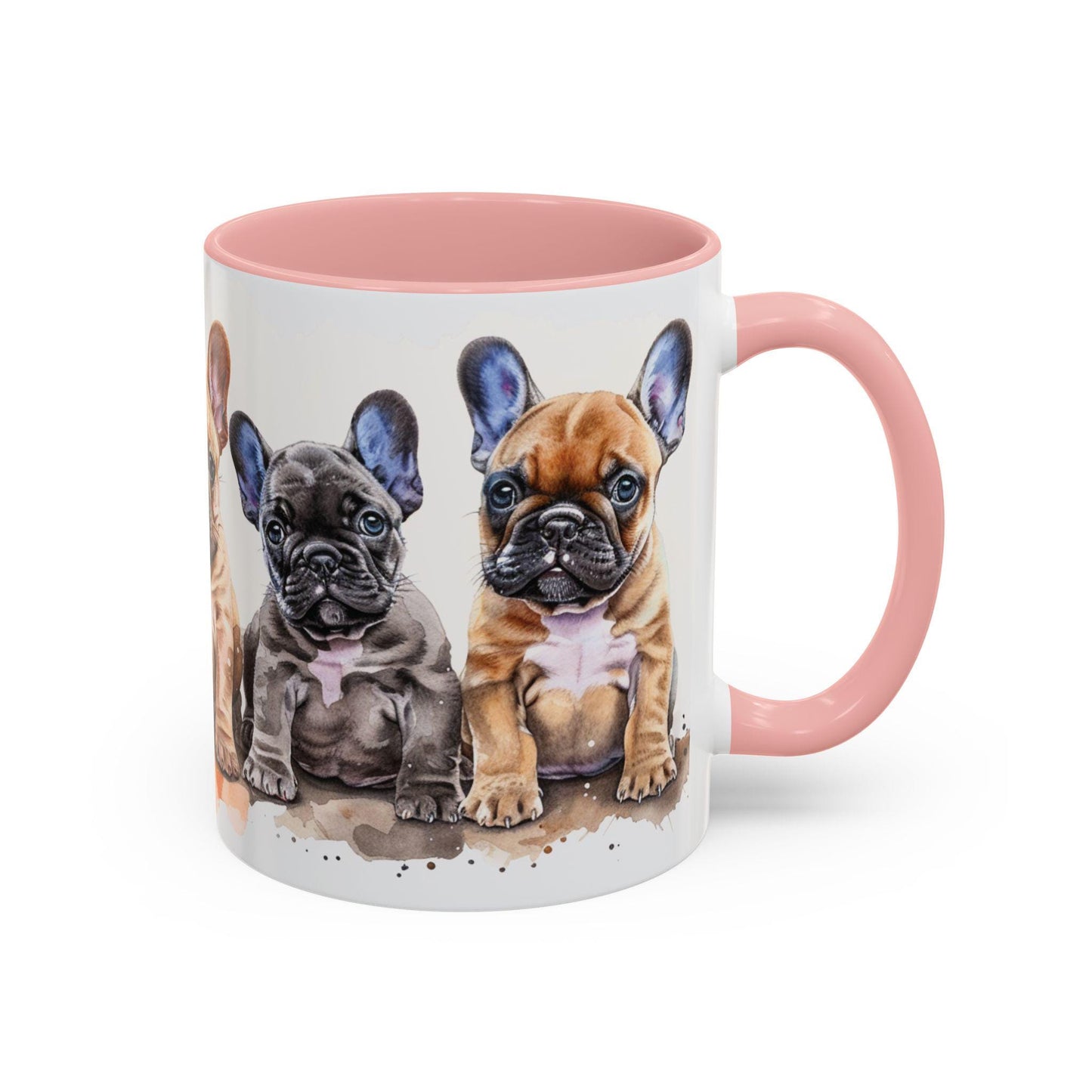 5 French Bulldog Puppies | Accent Coffee Mug, 11oz