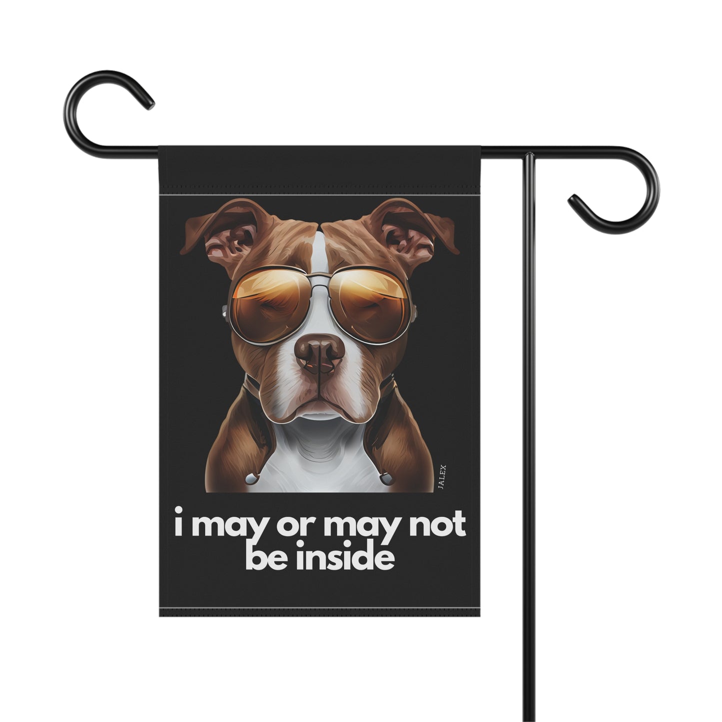 Pitt Bull Flag, Garden Flag, I May or May Not Be Inside, House Flag, Banner, Printed Both Sides