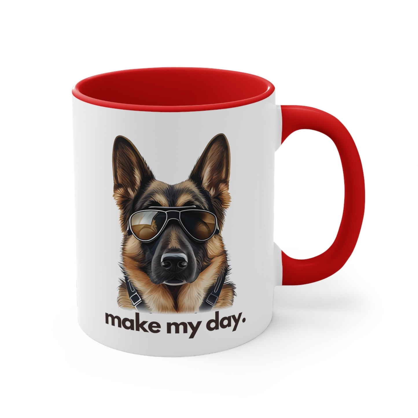 German Shepherd Make My Day Mug, Dog Lover, Gift