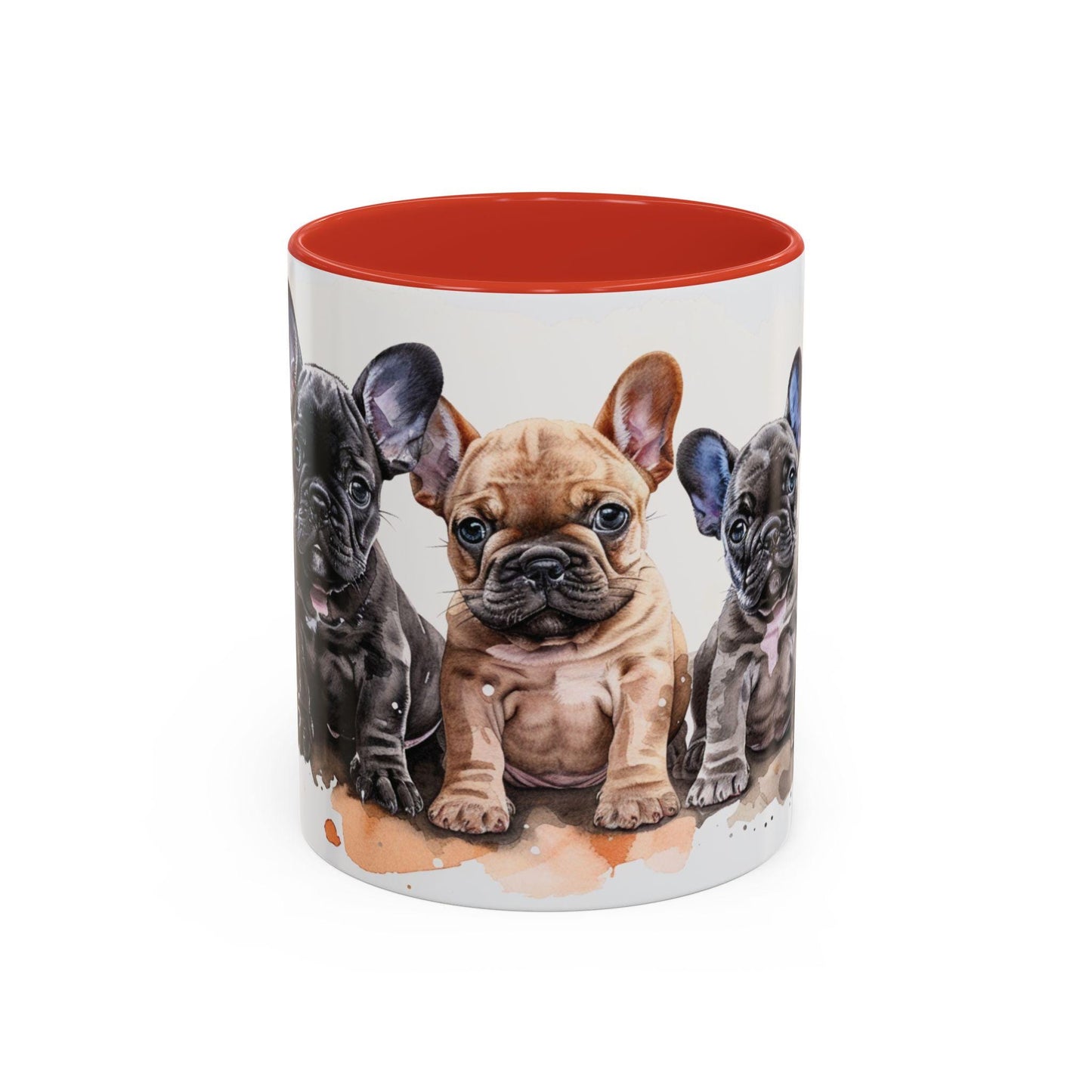 5 French Bulldog Puppies | Accent Coffee Mug, 11oz