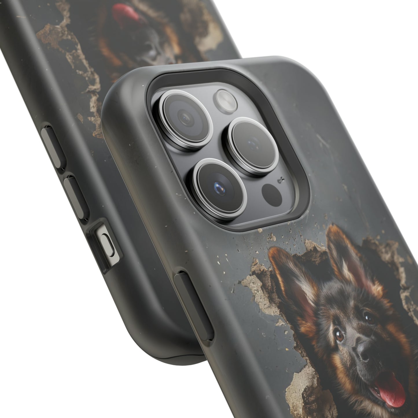 iPhone MAGSAFE German Shepherd Puppy | Dark Colors | Tough Cases