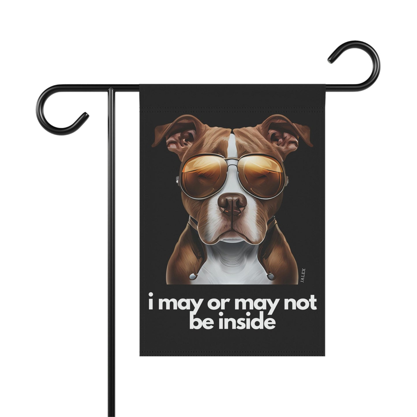 Pitt Bull Flag, Garden Flag, I May or May Not Be Inside, House Flag, Banner, Printed Both Sides