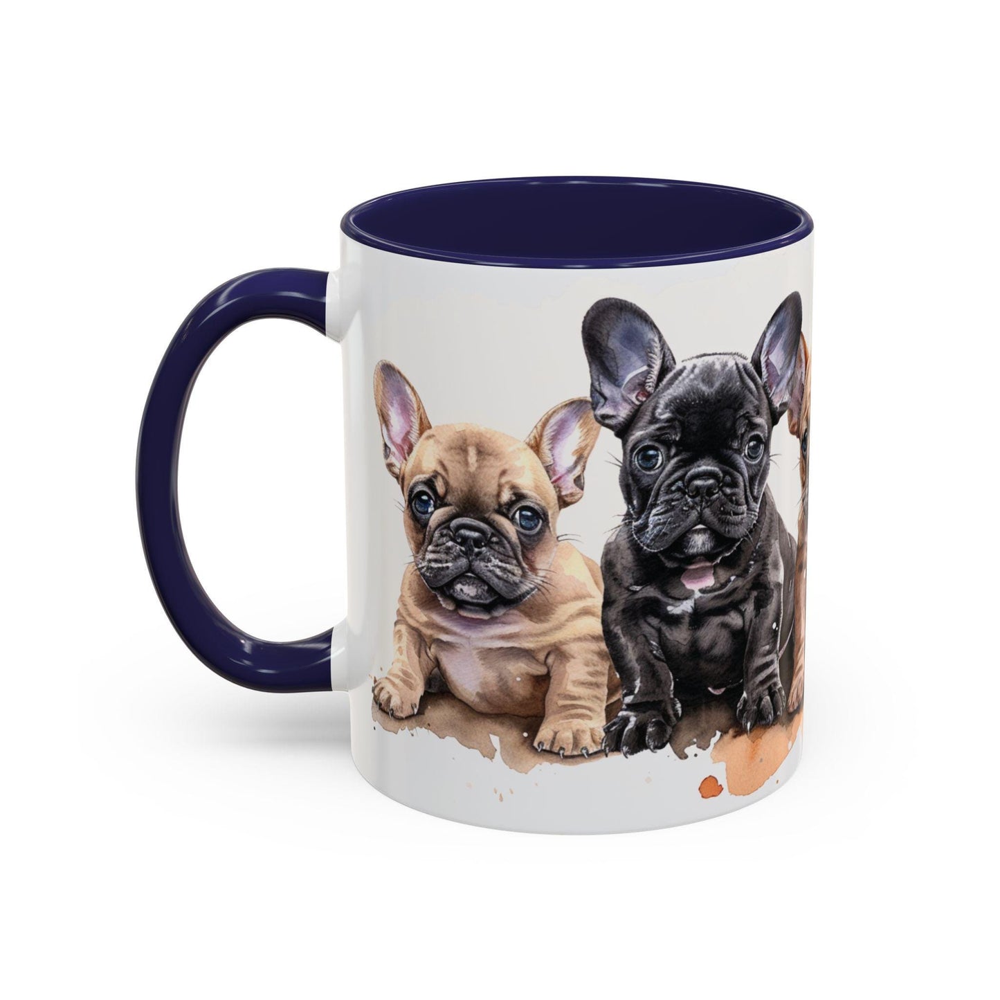 5 French Bulldog Puppies | Accent Coffee Mug, 11oz