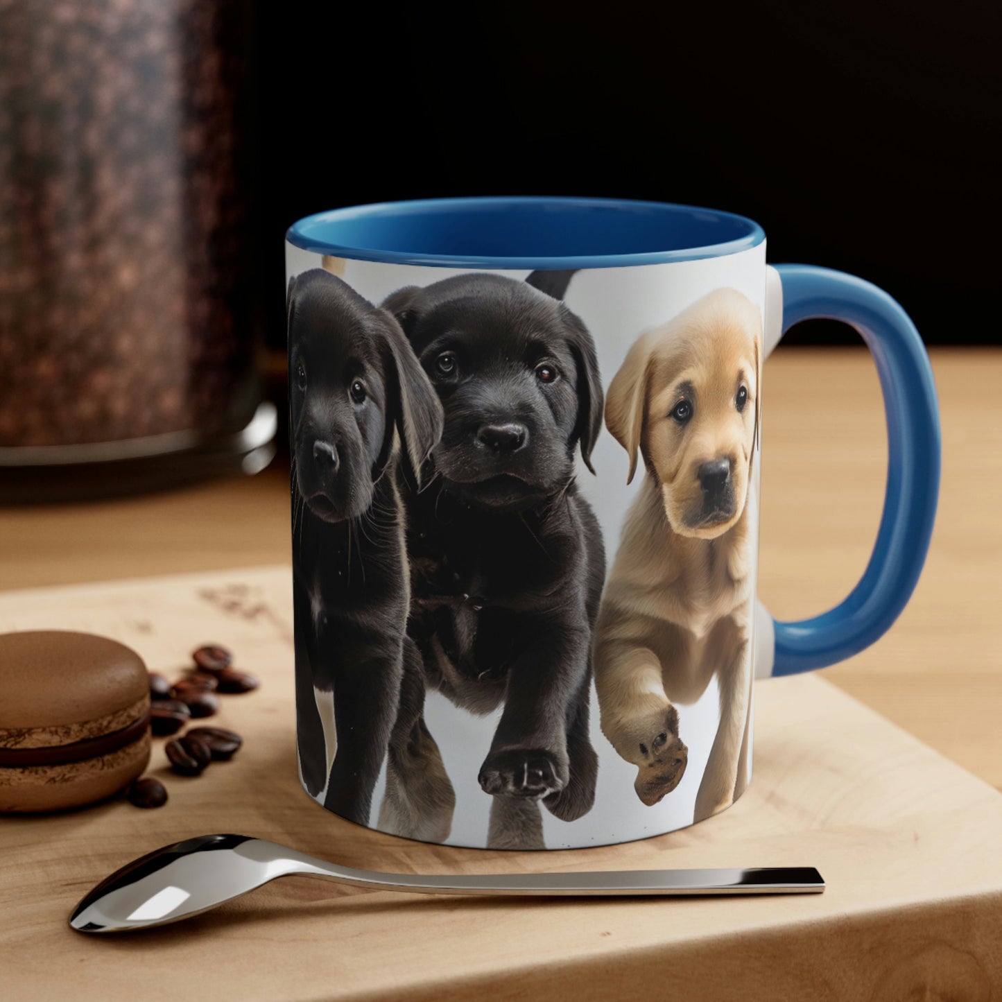 Labrador Black and Yellow Puppies Mug, Lab Lover, Dog Lover, Lab Lover Gift