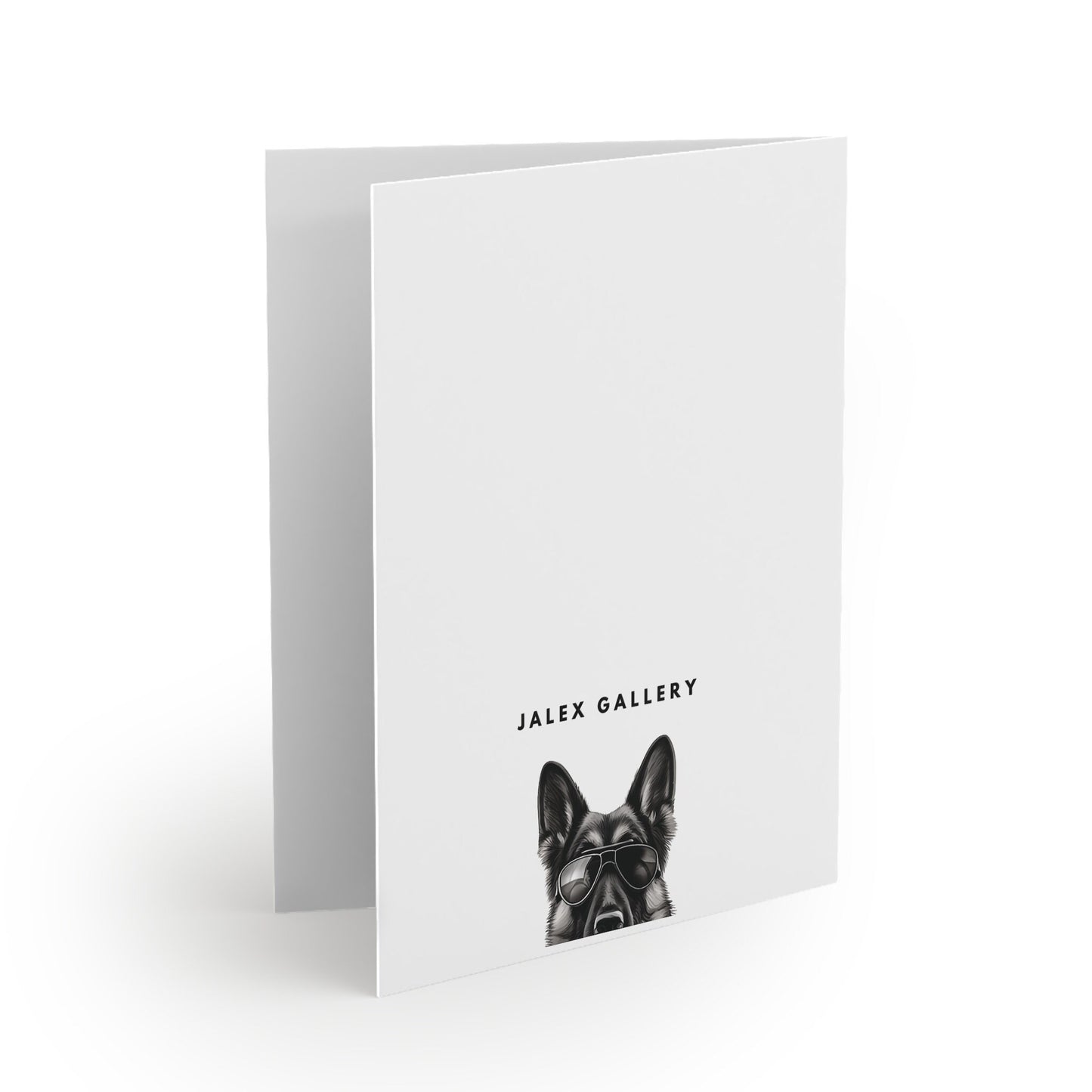 German Shepherd "happy valentines day" | Greeting cards (8, 16, and 24 pcs)