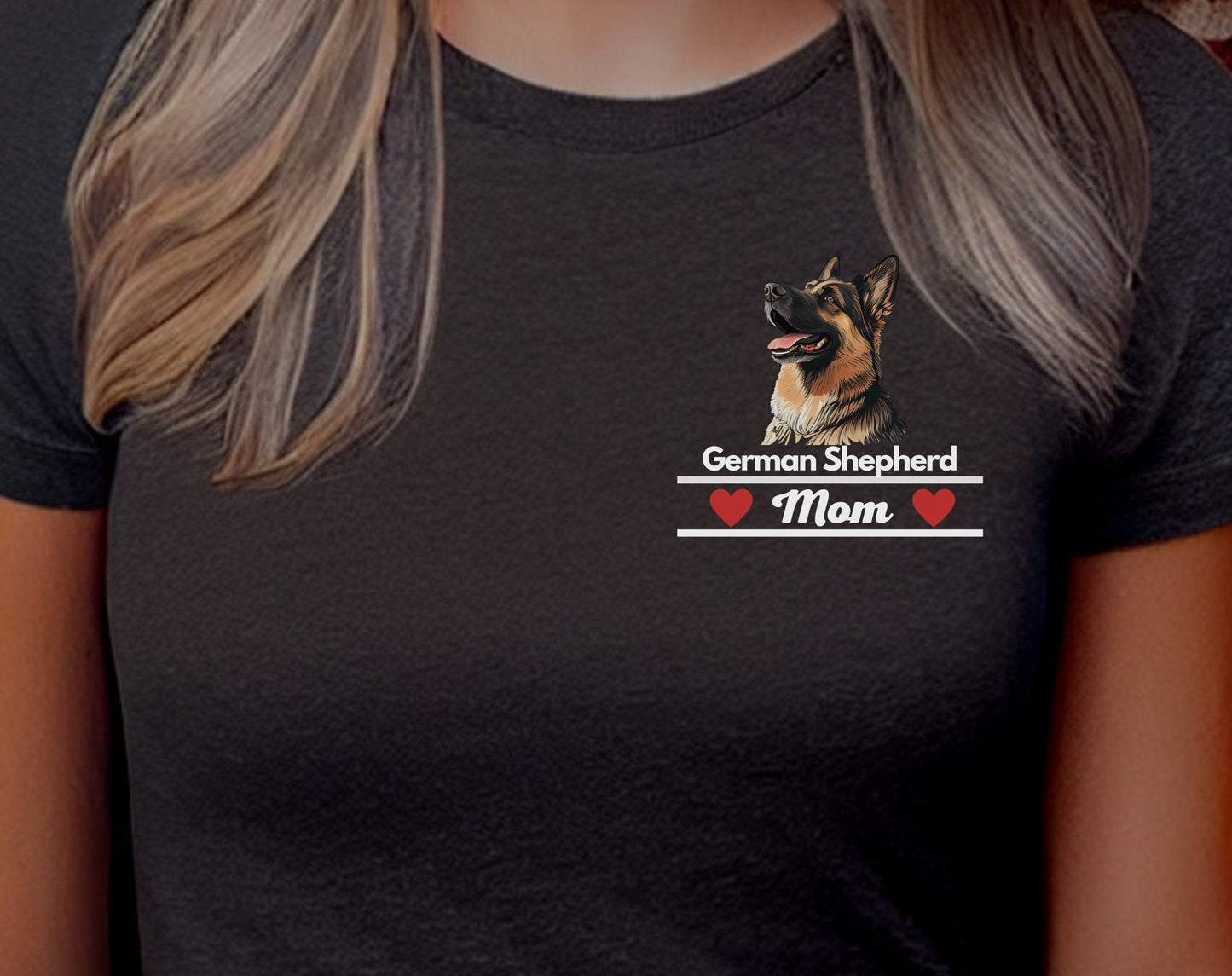 German Shepherd Mom TShirt, GSD, Mom Gift, Mother's Day, Christmas Gift